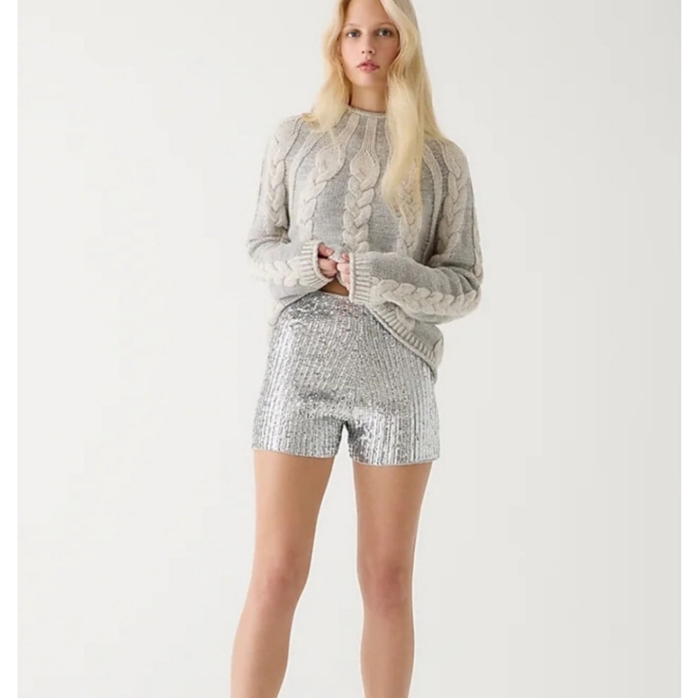 J.Crew Collection sequin mini short - Picture 5 of 15